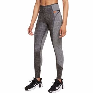 Nike Dri-Fit One Luxe Mid-Rise Heathered Leggings Size M